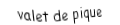 Je suis une carte à jouer. Je suis entre le dix et le dame, je suis noir mais pas de trefle.